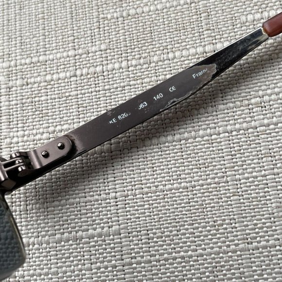 Nike Men Eyeglasses frame Brown Tone Half Rim Glasses 53[]18 140 - Picture 8 of 12